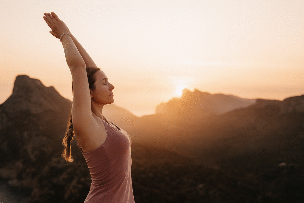 chatgpt image oct 10, 2025, 04 19 53 pm yoga mountains sunset