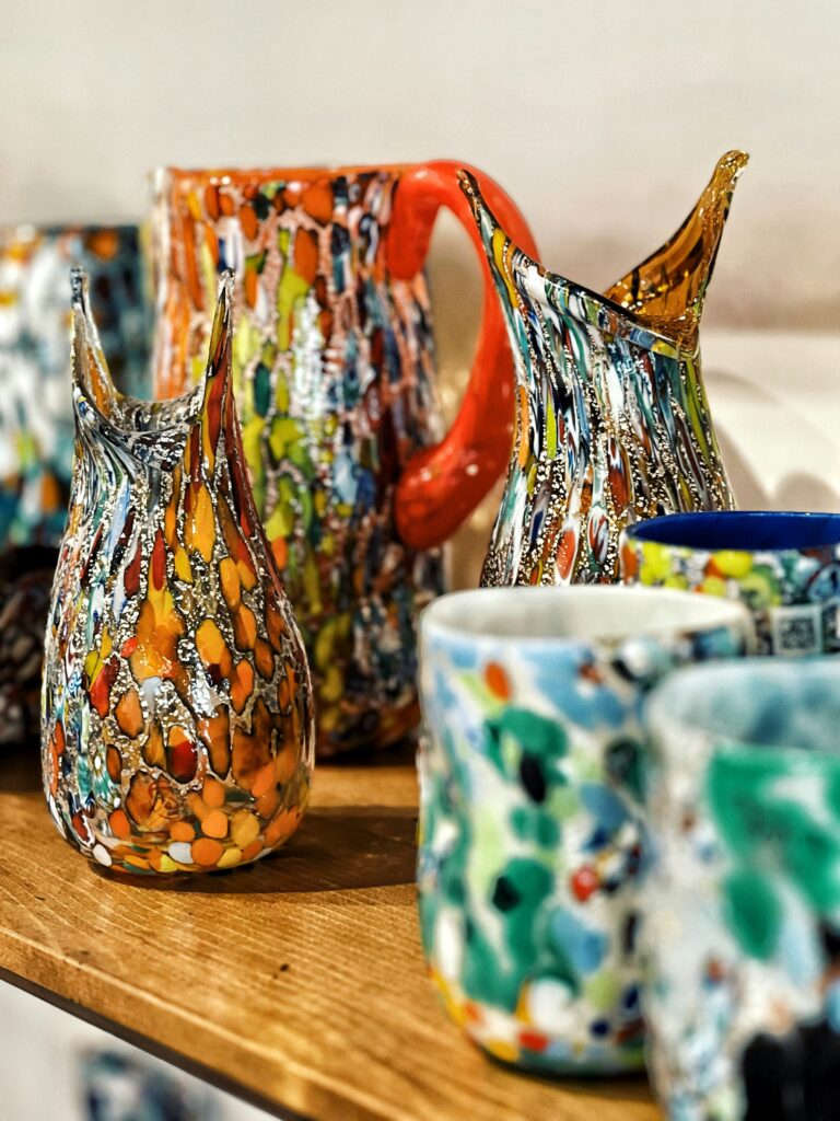 handcrafted pottery, italy