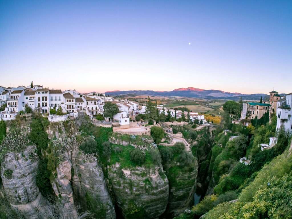 views of ronda, andalucia