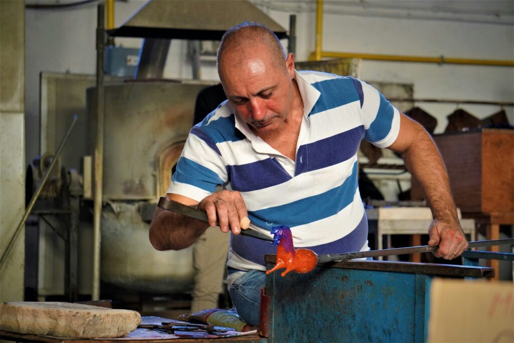 italian artisan at work