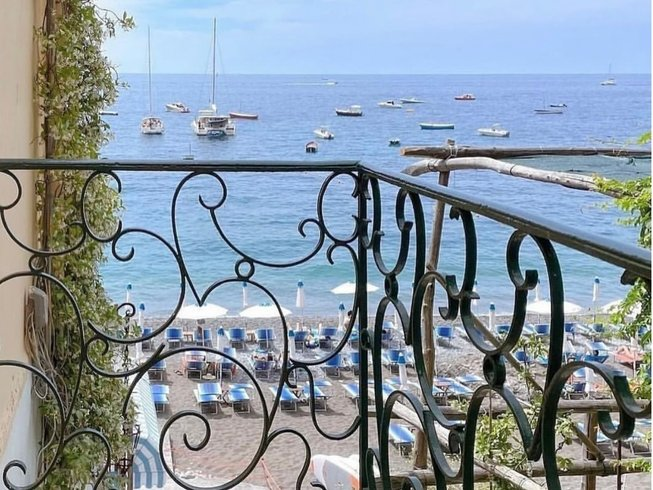 balcony view of positano