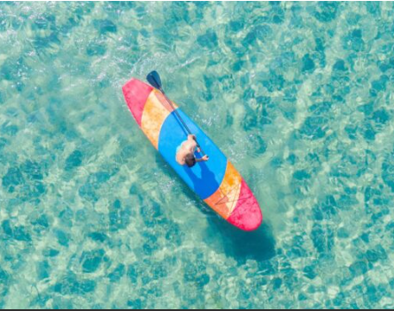 maldives yoga retreat - SUP