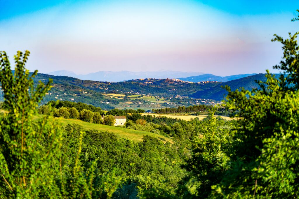 countryside in umbria