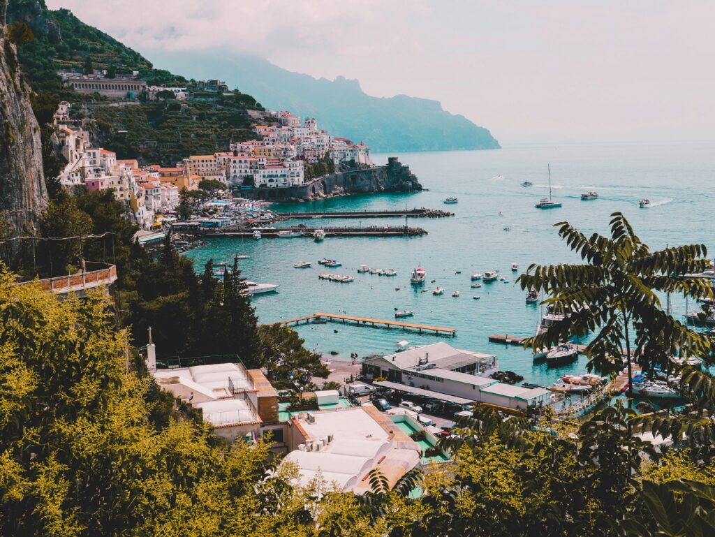 views of amalfi seaside