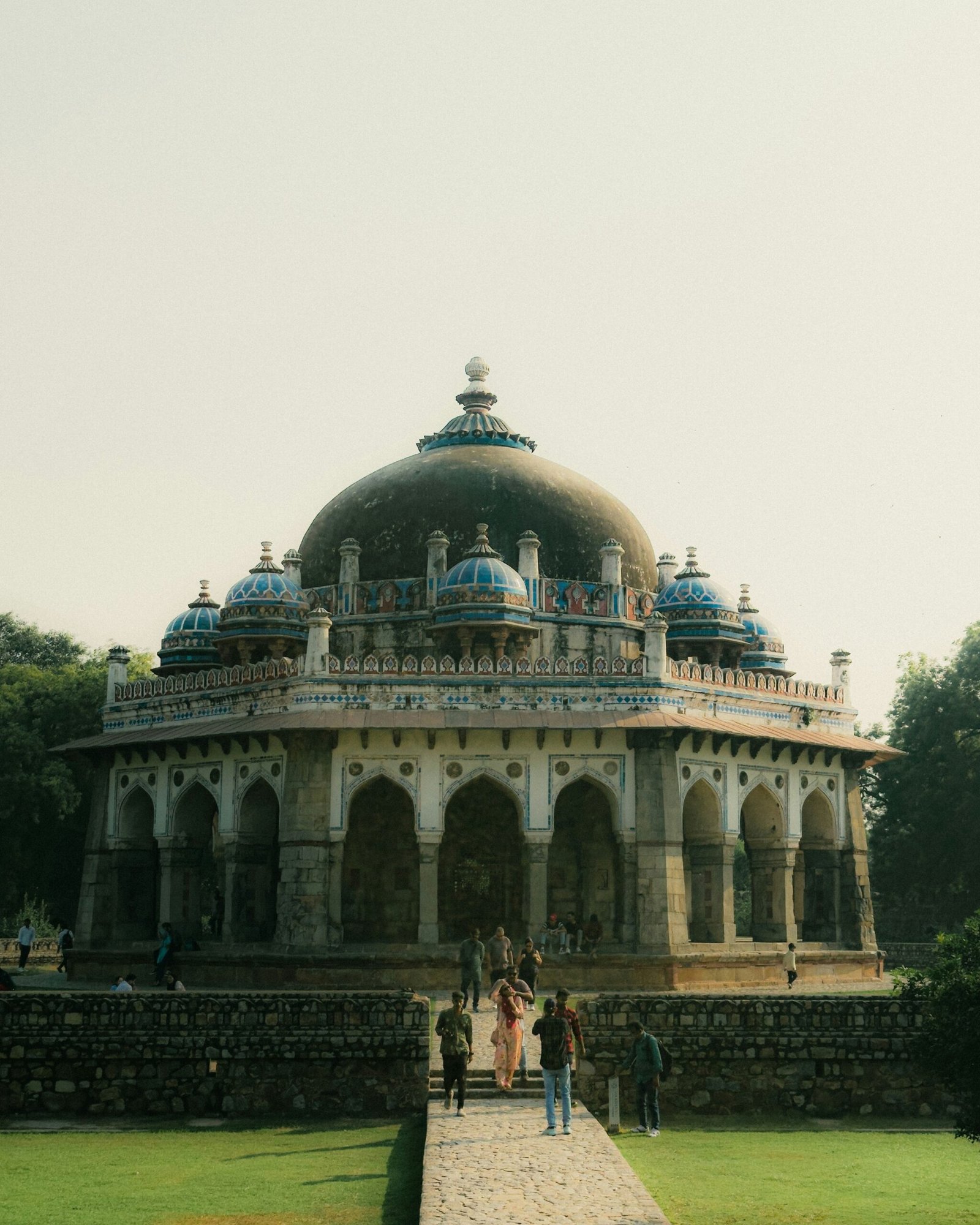 Visitors gathered at Humayun’s Tomb in New Delhi, reflecting the cultural depth and shared discovery that can enrich a retreat journey in India.