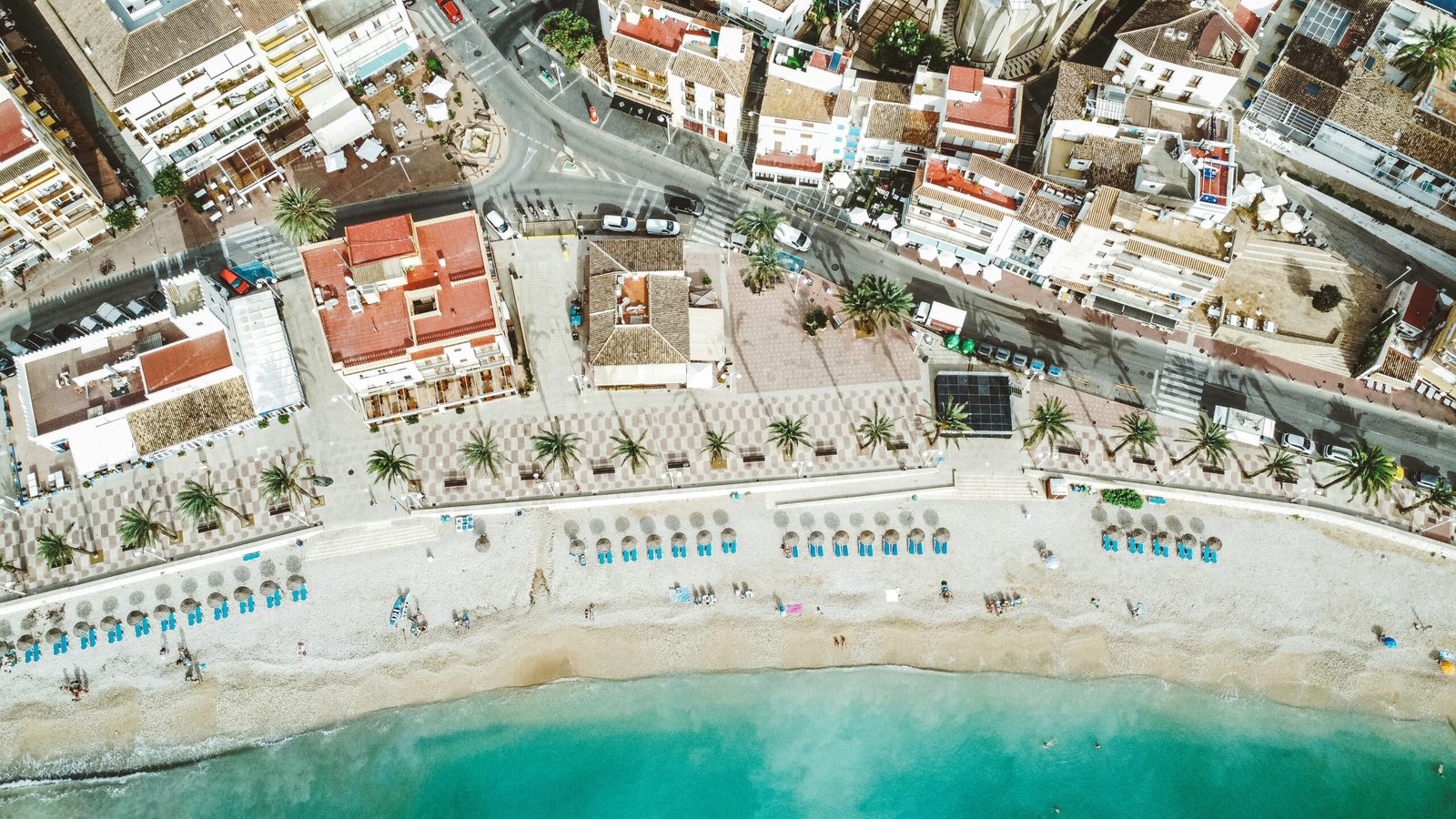 spain coastline and seaside town ideal for a yoga retreat trip