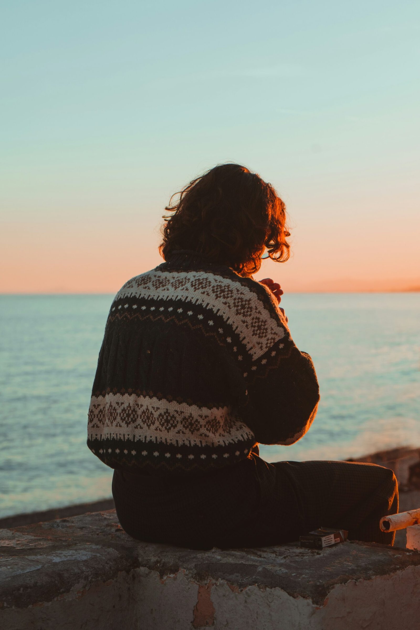 peaceful moment by the ocean in portugal during a spring wellness retreat