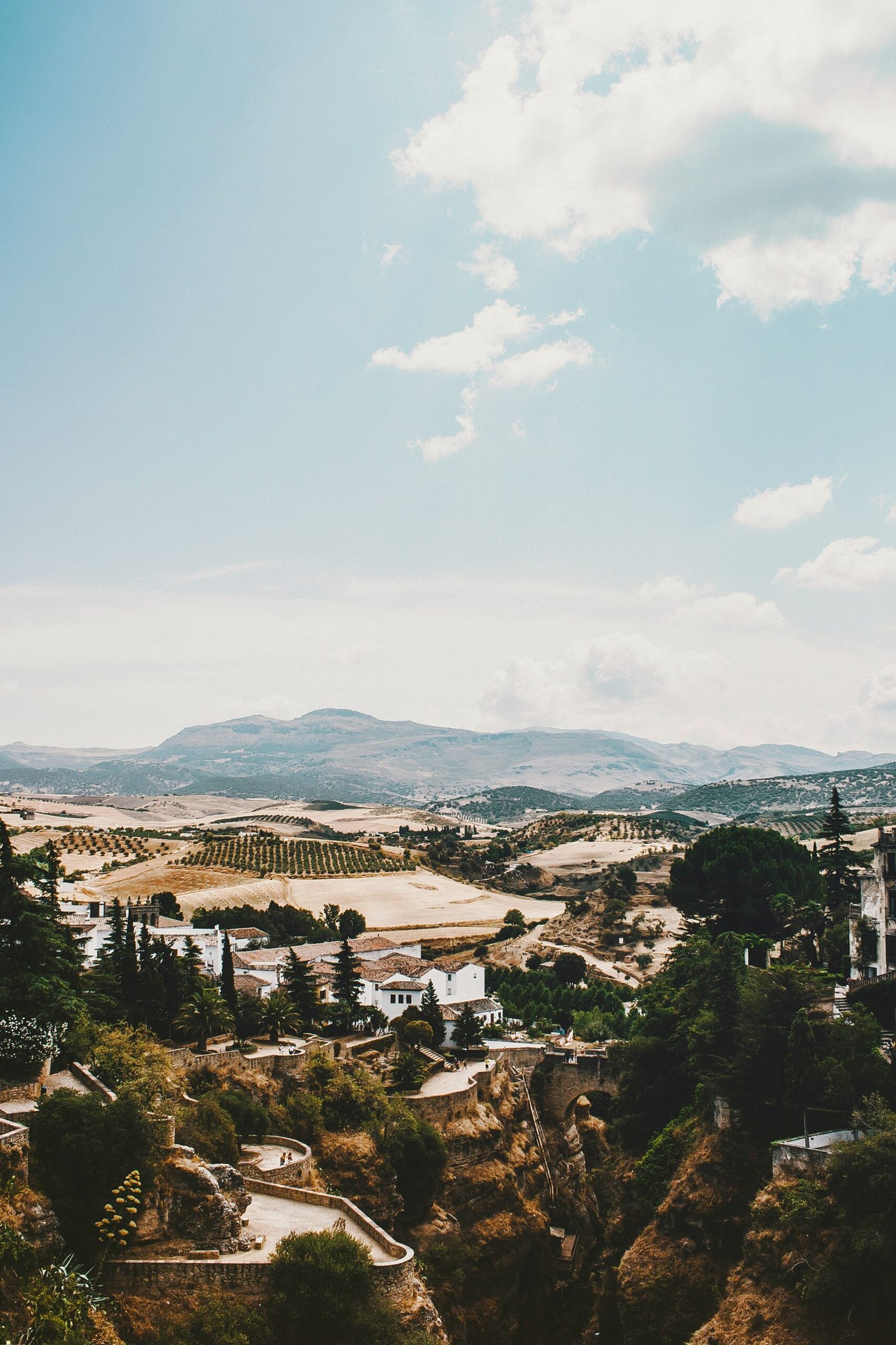 mountain landscape in spain suited for a peaceful yoga retreat