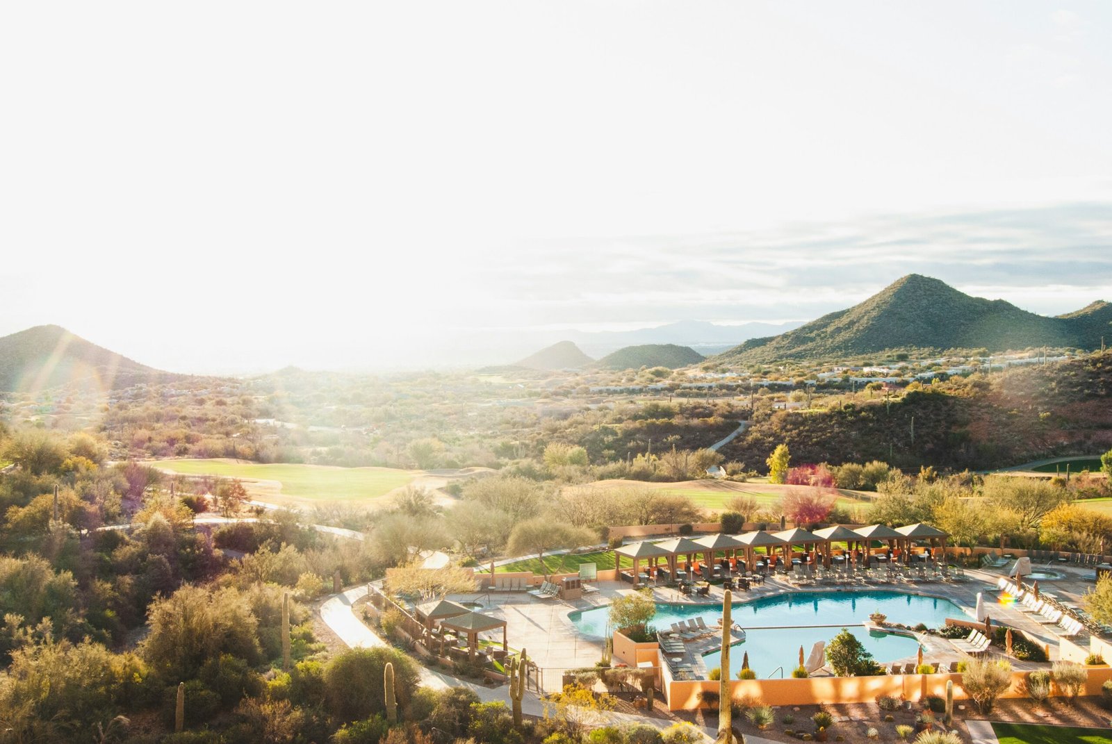 Tucson desert resort framed by mountains for a November retreat designed around emotional balance and recovery