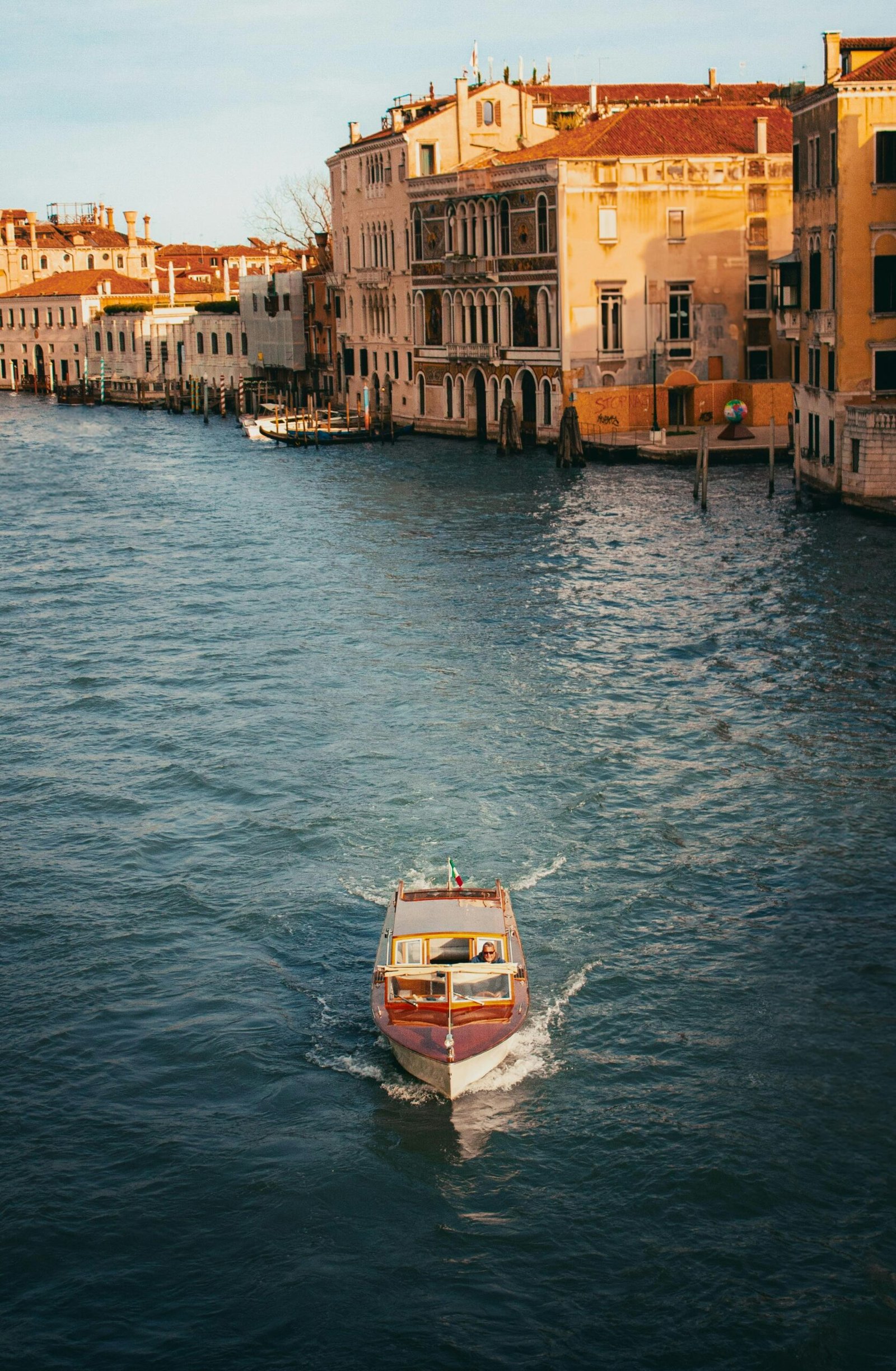 venice in august, italy