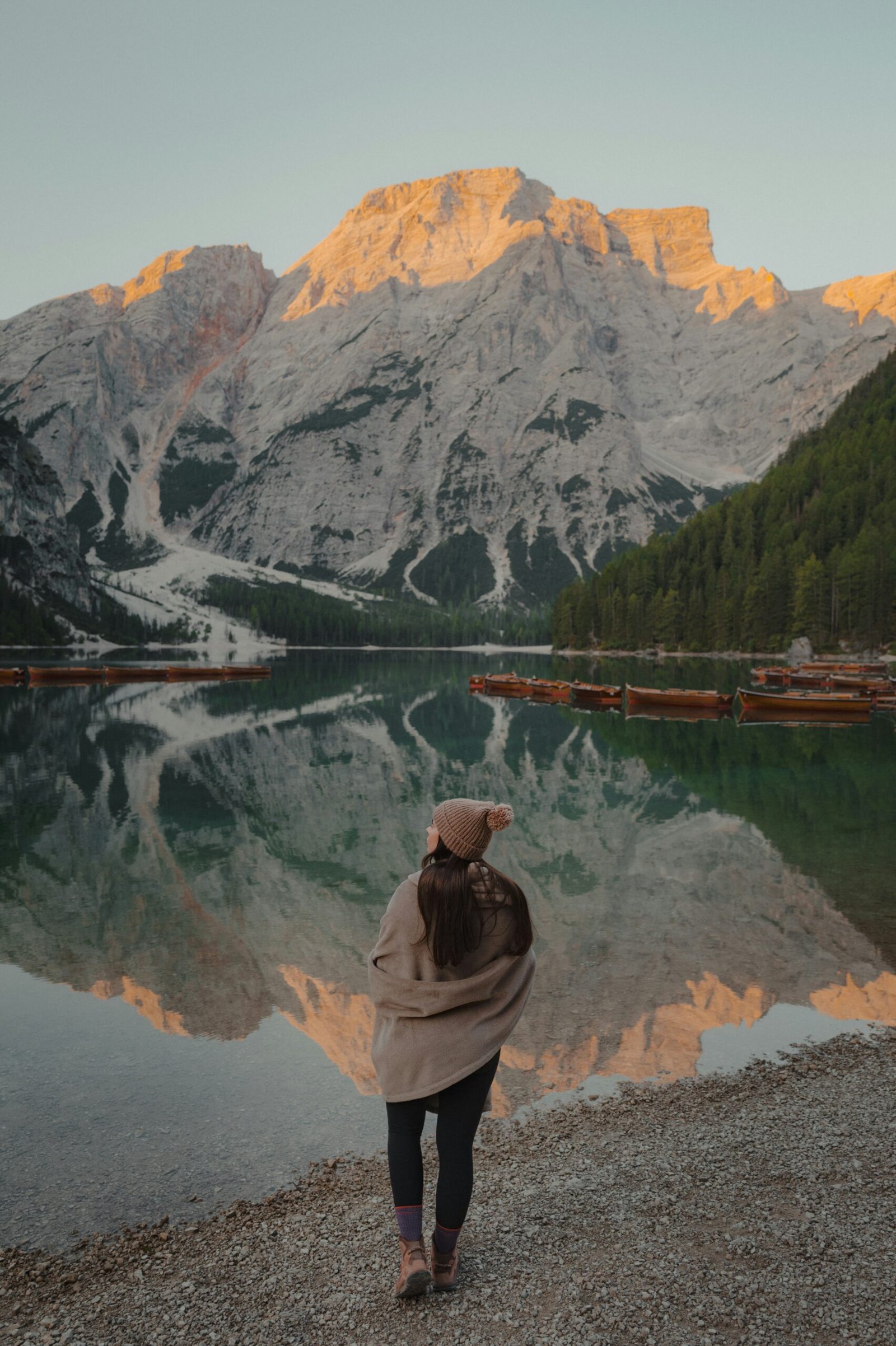 Finding stillness at a mountain lake retreat in Italy, where the power of silence helps reset the mind and body.