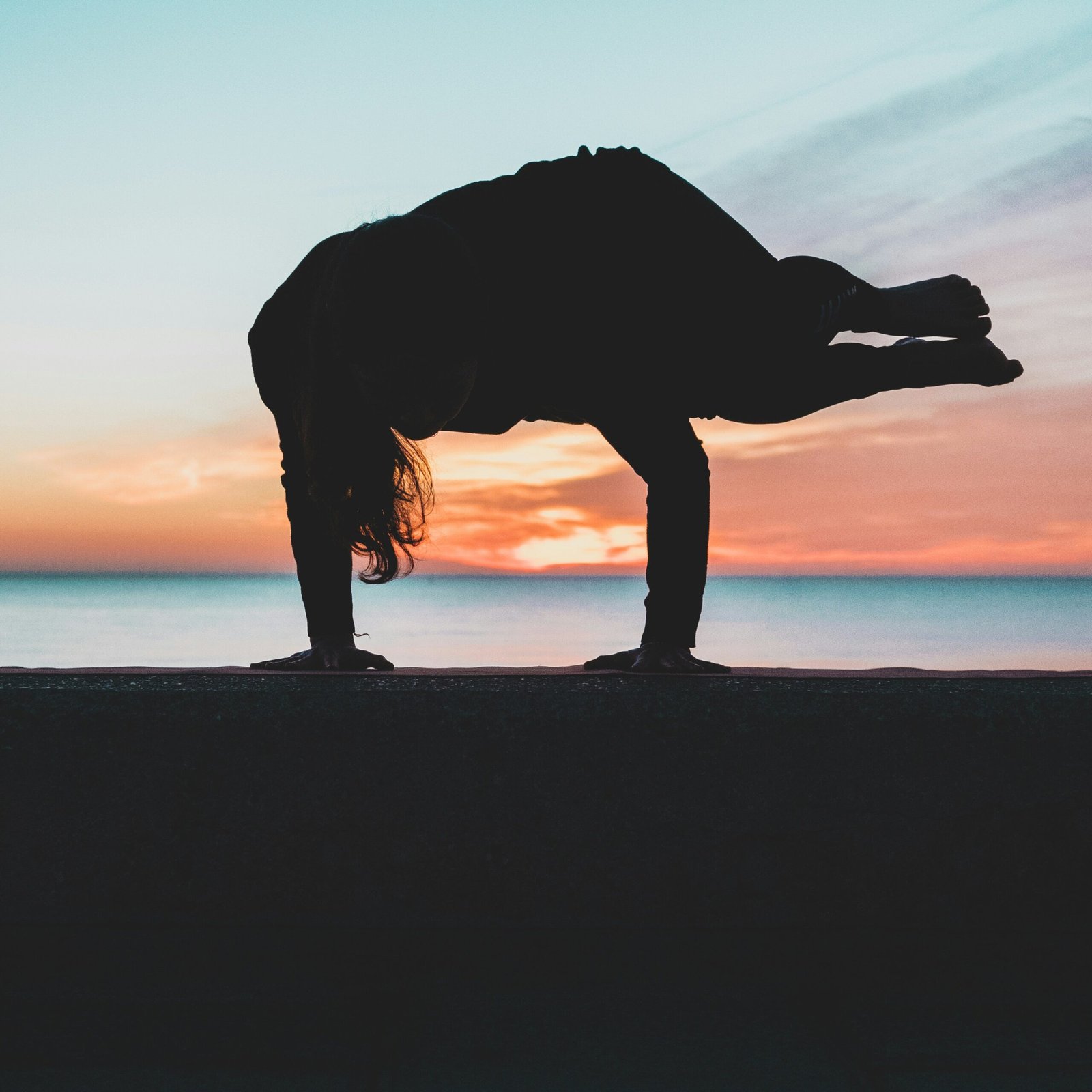 yoga class on a yoga retreat in november