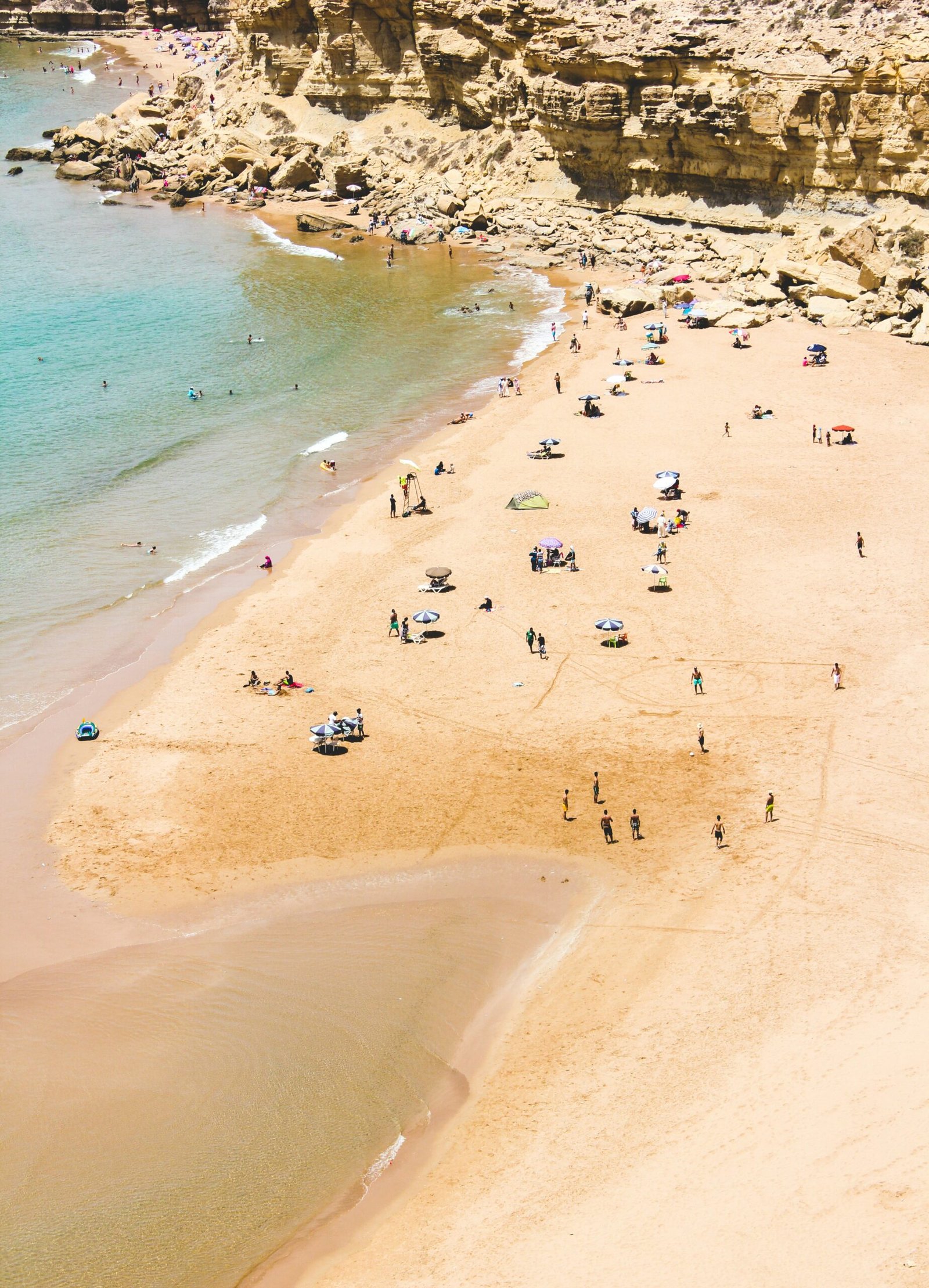 yoga retreats in Agadir, view of a beach