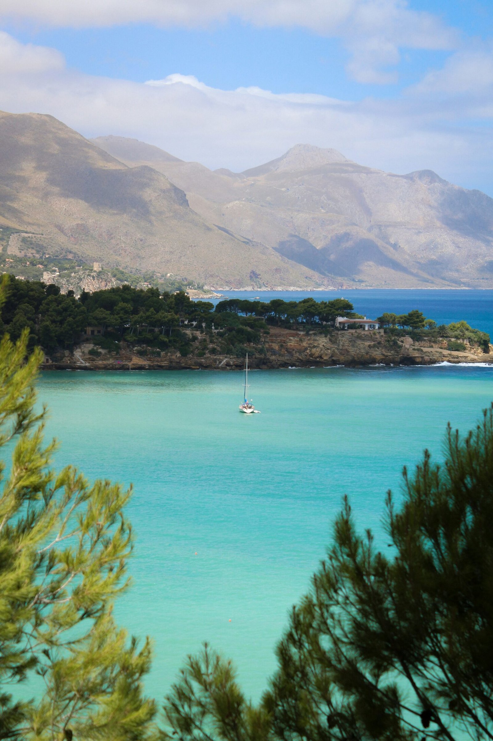 views of a beach in sicily, italy - the destination of many luxury retreats in sicily