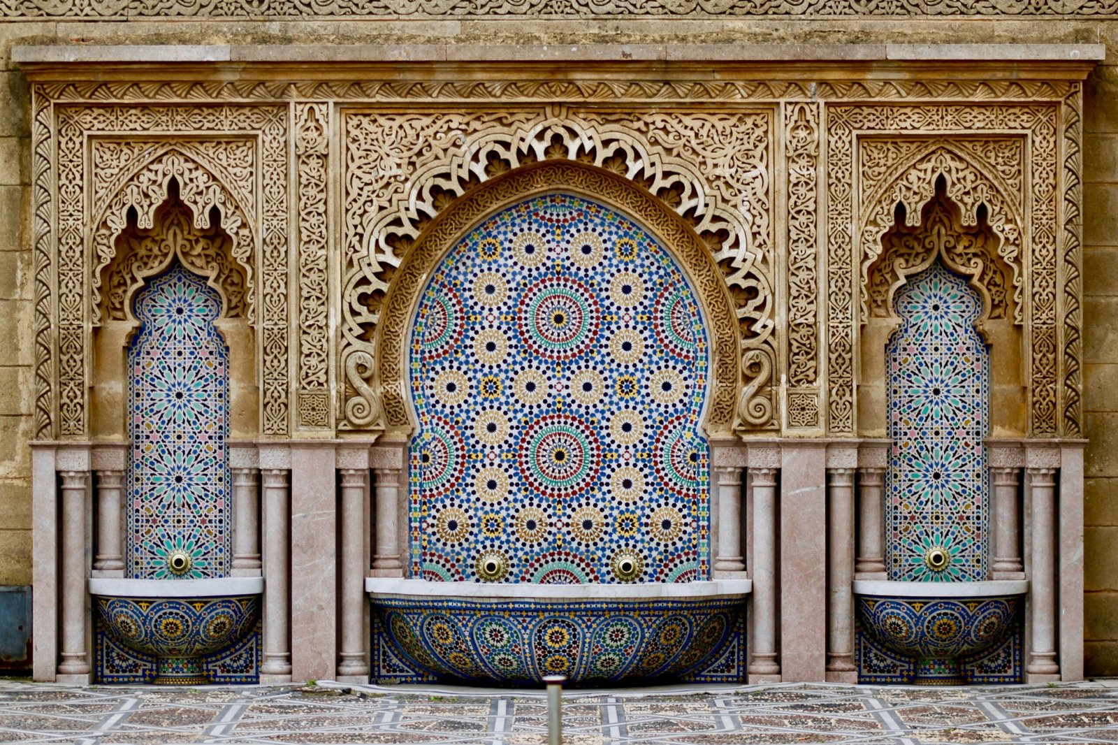 facade of an historical building in Marrakesch