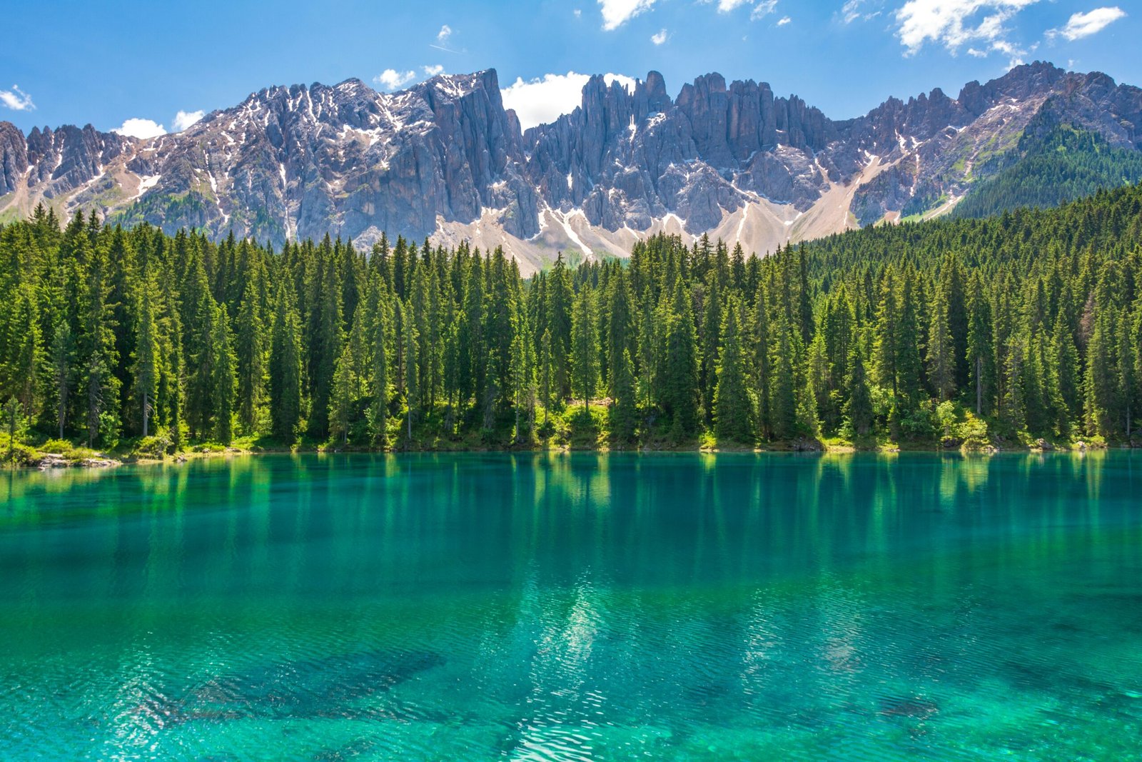 views of the dolomites mountains in italy
