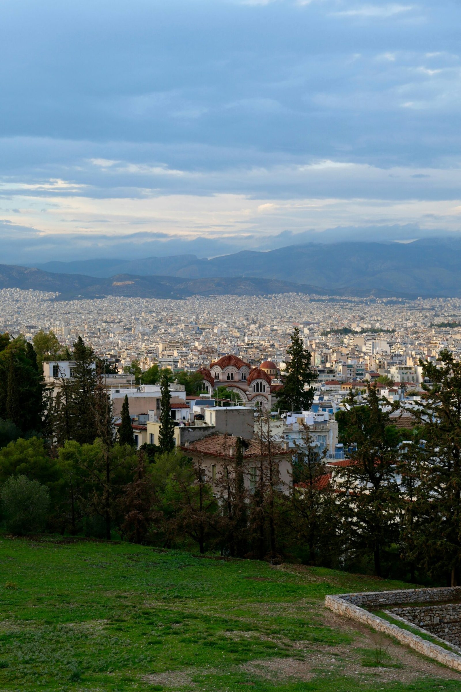 views of the city of athens