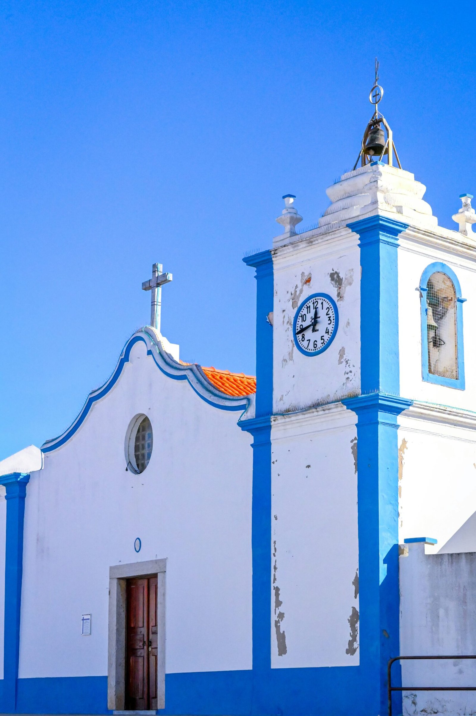 views of a church in alentejo, portugal